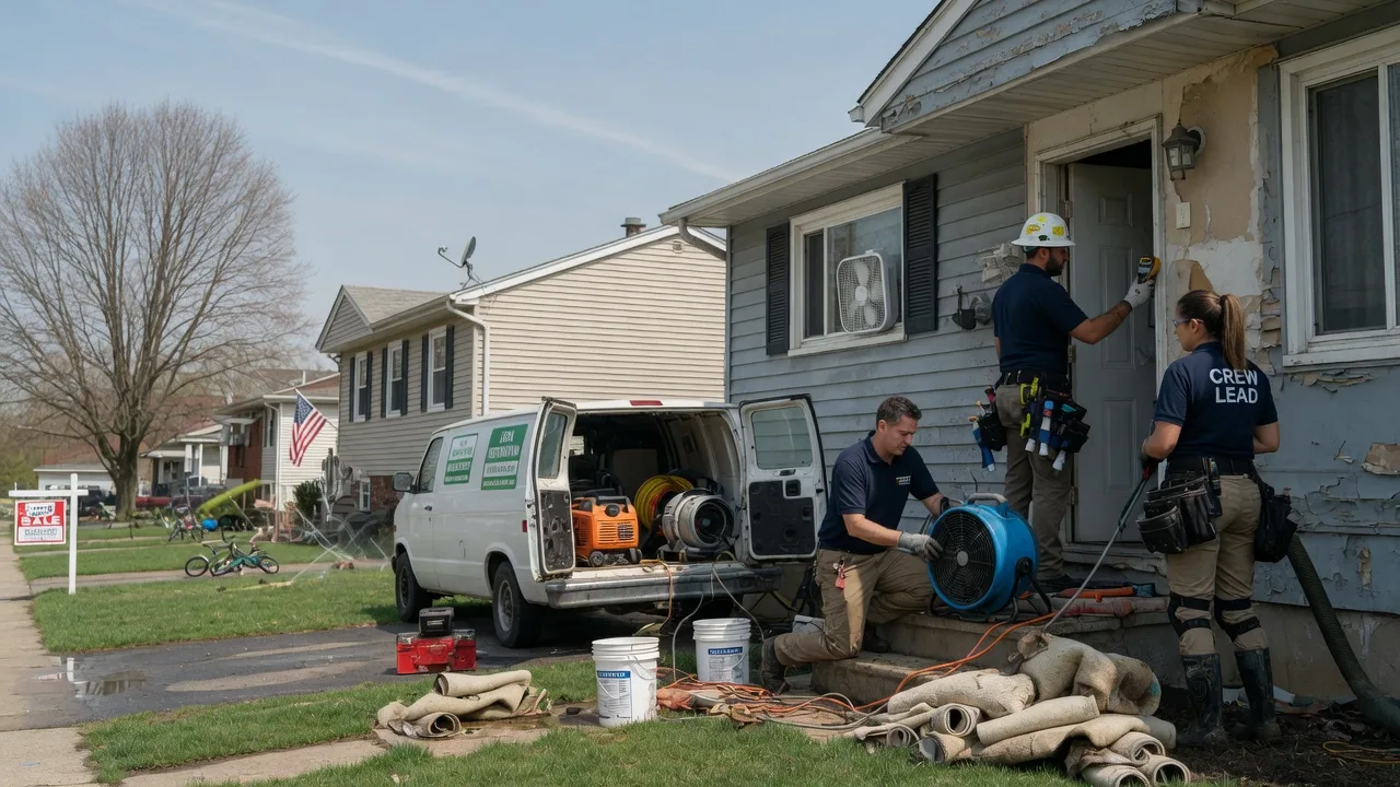 Flood Cleanup in Curtis Bay, MD near me